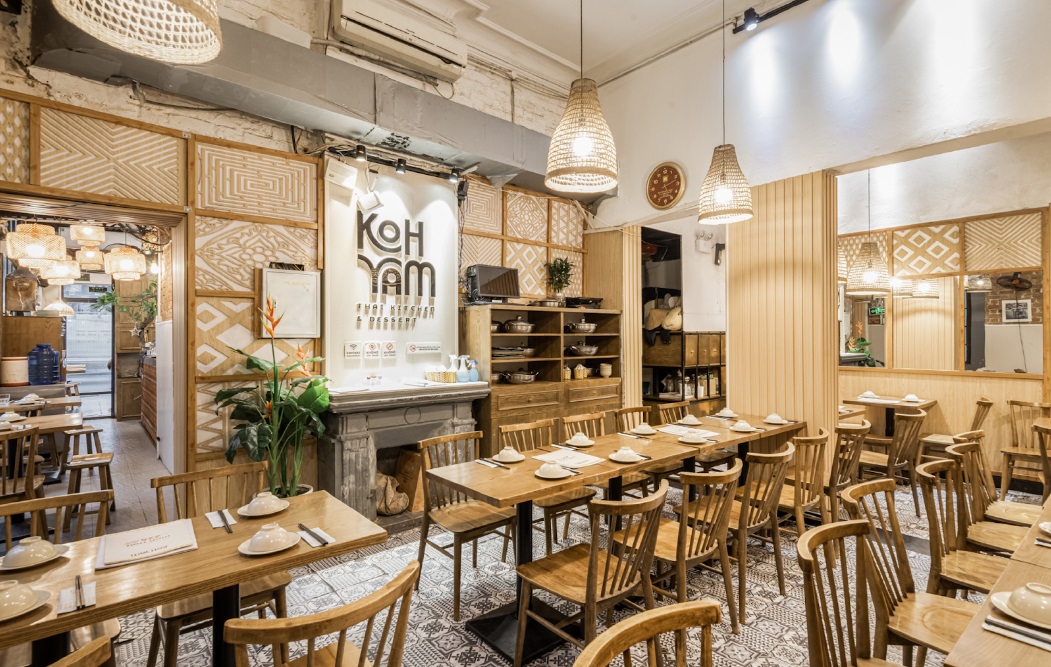Không gian sang trọng cùng menu hấp dẫn tại Koh Yam