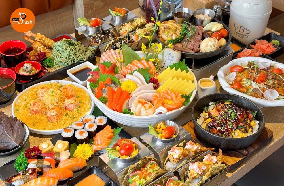 Menu Let's Sushi không chỉ là sự phong phú mà còn kết hợp hương vị hiện đại và nét tinh tế của ẩm thực truyền thống