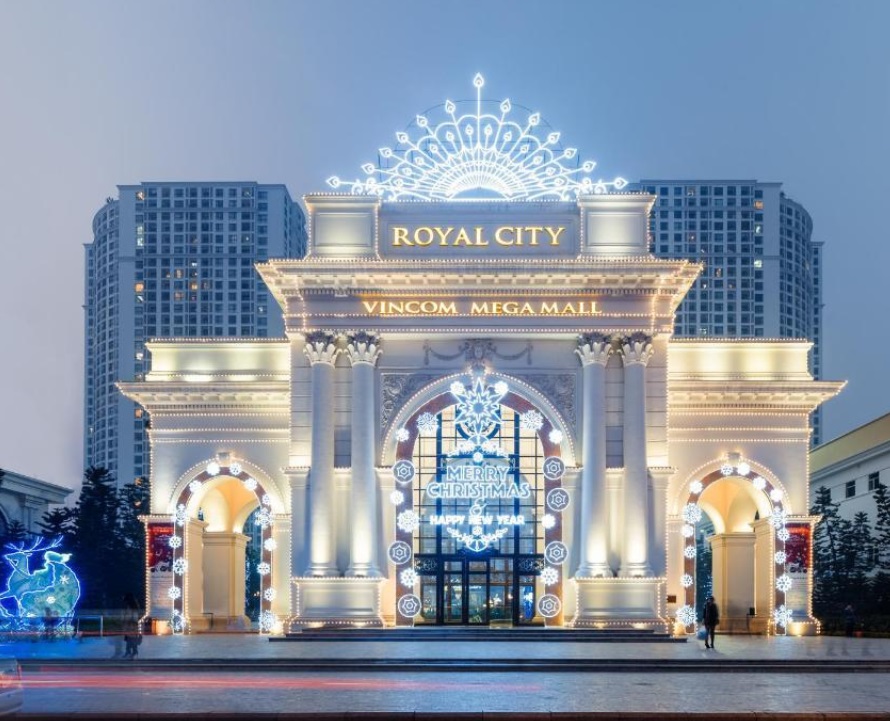 Mega Mall Royal City - “cung điện hoàng gia” được du nhập về Việt Nam