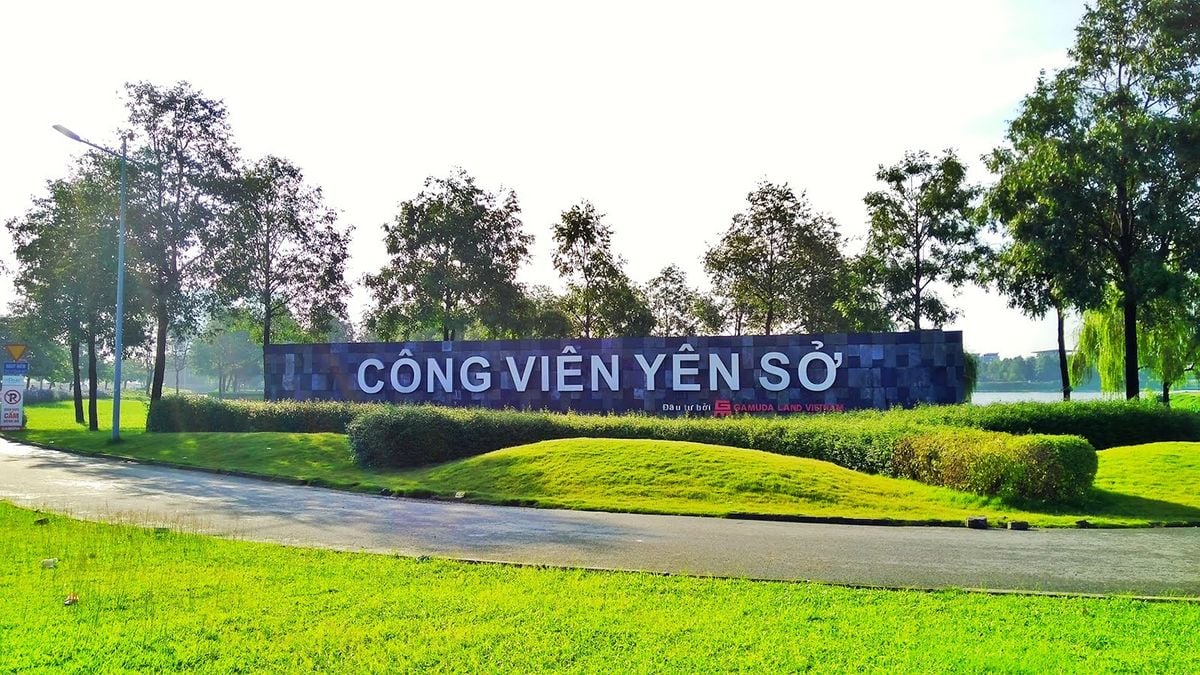 Công viên Yên sở - ngôi "lá phổi xanh" tại phía Tây Nam Hà Nội