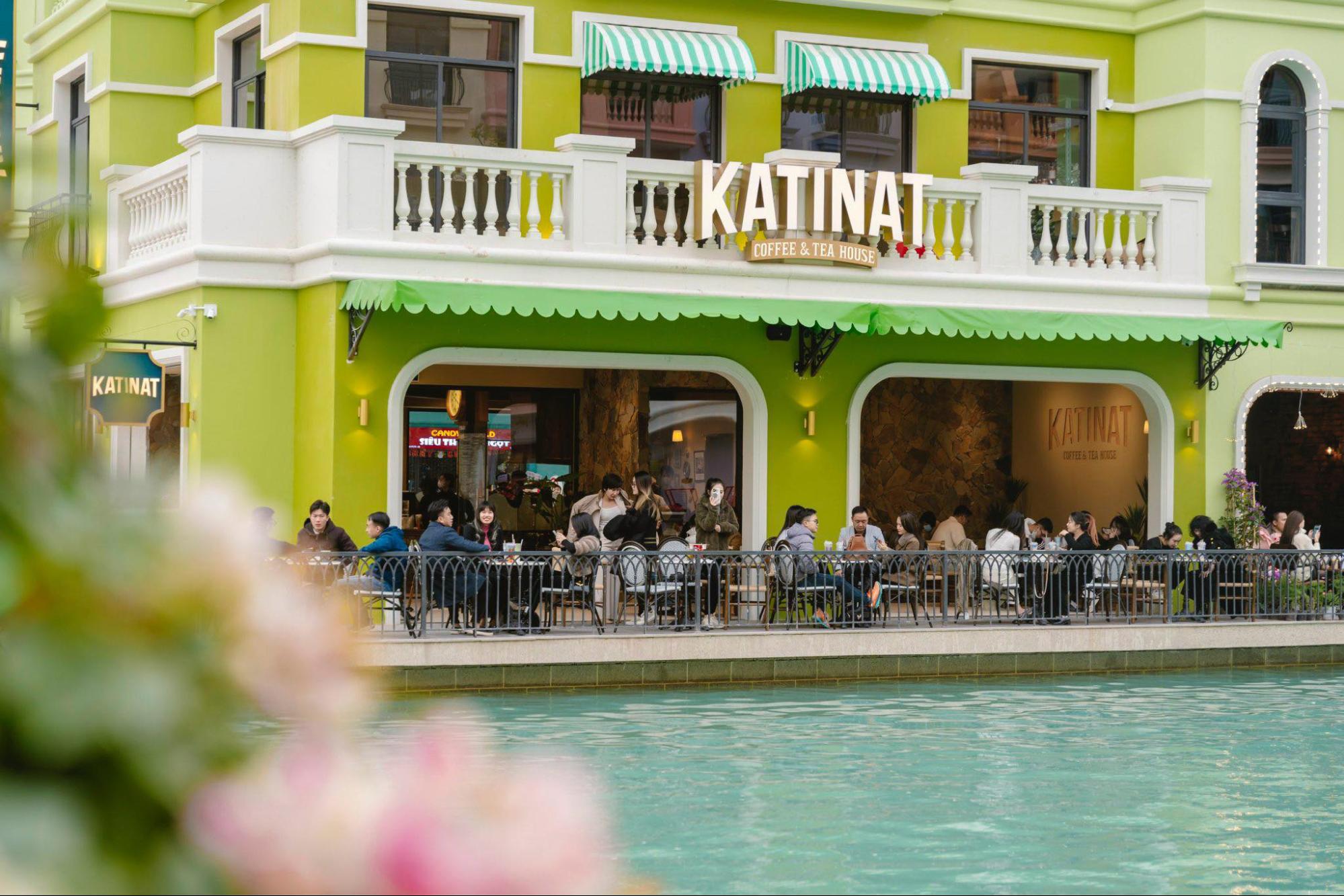 View cực xịn của quán cafe Katinat Grand World 