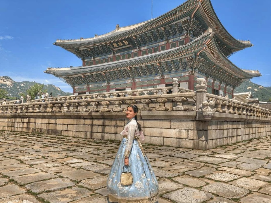 Check in xinh đẹp tại cung điện Gyeobokgung Hàn Quốc 