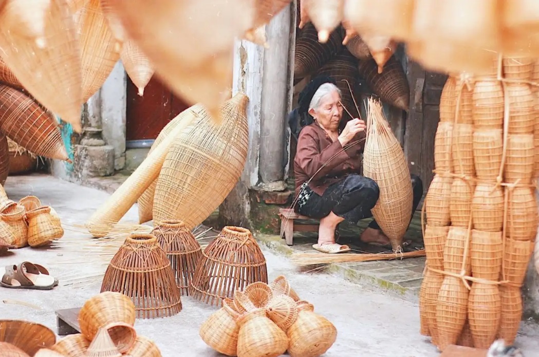 Làng nghề đan đó truyền thống hơn 200 tuổi