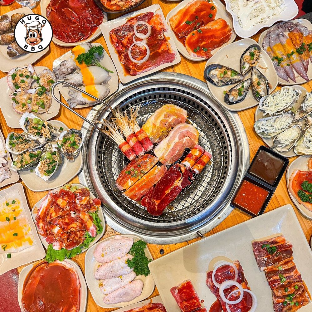 Các món nướng đa dạng hấp dẫn chuẩn Hàn của Hugo