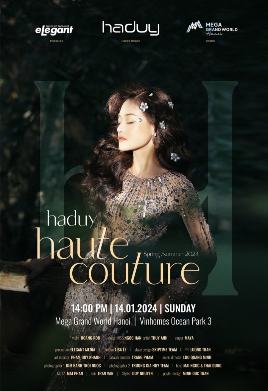 Poster sự kiện Hà Duy haute Couture
